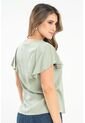 Blusa Monaco Verde Ragged Pf31113442 de Ragged