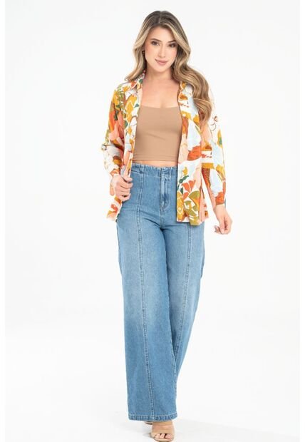 Bluson Lhandu Amarillo Ragged Pf31113453