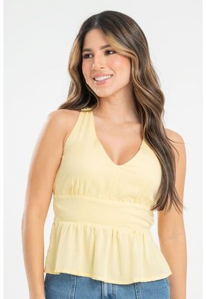 Blusa Lauren Amarillo Ragged Pf31113412