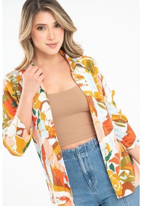 Bluson Lhandu Amarillo Ragged Pf31113453