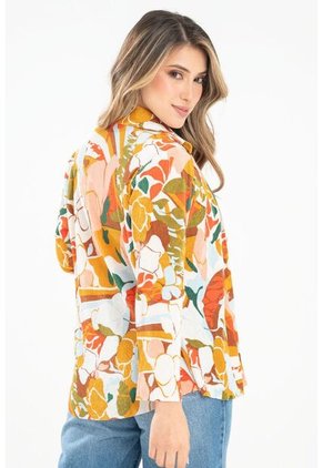 Bluson Lhandu Amarillo Ragged Pf31113453