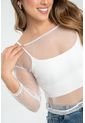 Buzo Malla Brillo Plateado Ragged Pf31122229 de Ragged