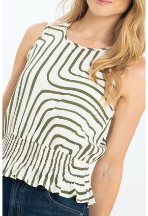 Blusa Milha Verde Ragged Pf11112909