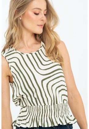 Blusa Milha Verde Ragged Pf11112909