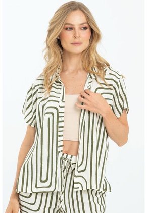 Camisa Bellamy Verde Ragged Pf11112911