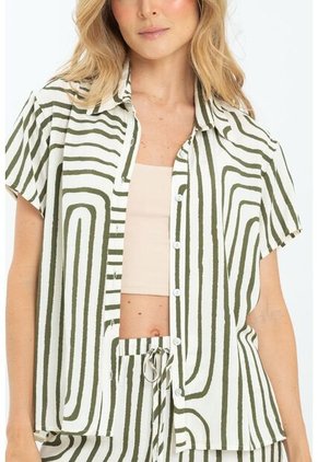 Camisa Bellamy Verde Ragged Pf11112911