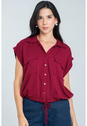 Camisa Haikure Rojo Ragged Pf11113055