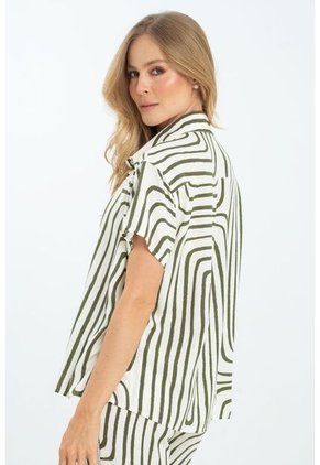 Camisa Bellamy Verde Ragged Pf11112911