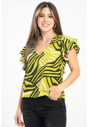 Blusa Macondo Verde Ragged Pf31113444