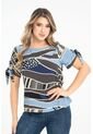 Blusa Kassia Azul Ragged Pf31113436 de Ragged