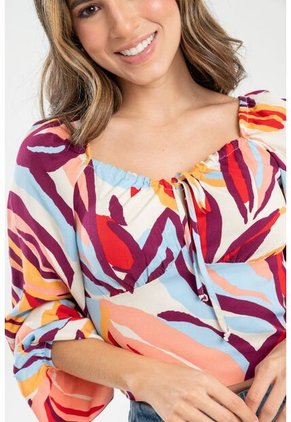 Blusa Arielle Blanco Ragged Pf31113440