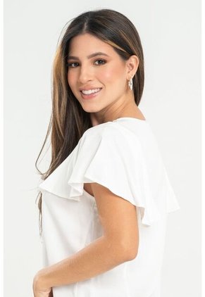 Blusa Monaco Blanco Ragged Pf31113442