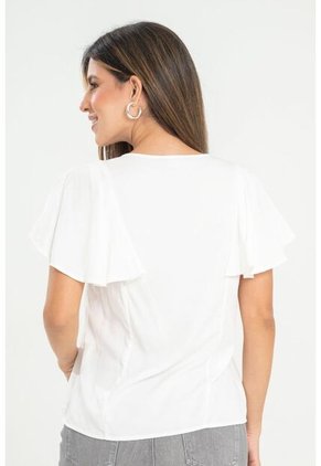 Blusa Monaco Blanco Ragged Pf31113442
