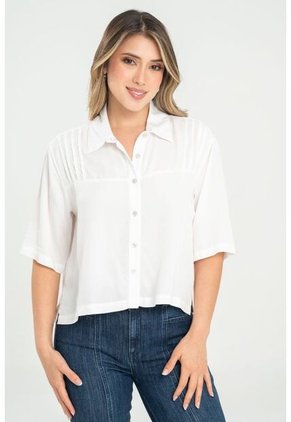 Camisa Hajump Blanco Ragged Pf31113476