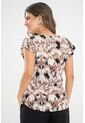 Blusa Enzha Café Ragged Pf31113458 de Ragged