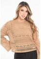 Blusa Kalhada Beige Ragged Pf31113469 de Ragged