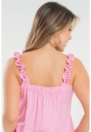Blusa Macarena Rosa Ragged Pf31113449