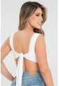 Crop Top Jhordana Blanco Ragged Pf31122271 de Ragged
