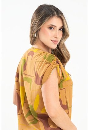Blusa Mahala Amarillo Ragged Pf31113459