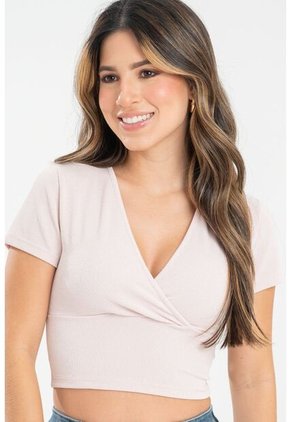 Crop Top Bahamas Rosa Ragged Pf31122298