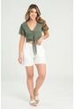 Blusa Ghinny Verde Ragged Pf31113477 de Ragged