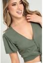 Blusa Ghinny Verde Ragged Pf31113477 de Ragged