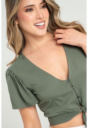 Blusa Ghinny Verde Ragged Pf31113477