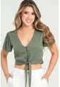 Blusa Ghinny Verde Ragged Pf31113477 de Ragged