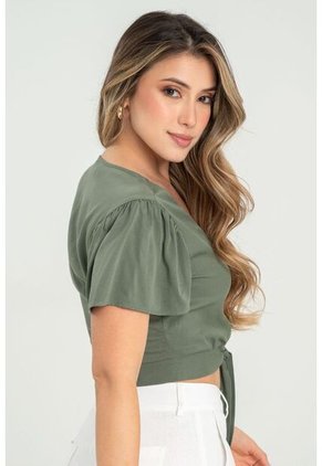 Blusa Ghinny Verde Ragged Pf31113477