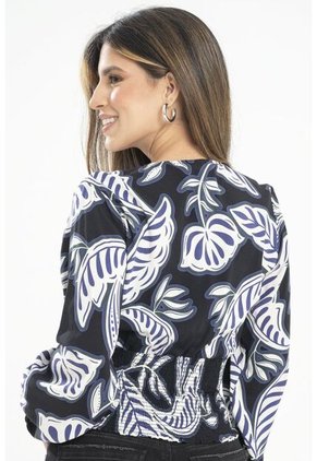 Blusa Malawi Negro Ragged Pf31113465