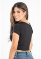 Crop Top Khlara Negro Ragged Pf31122308 de Ragged