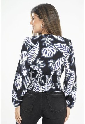 Blusa Malawi Negro Ragged Pf31113465