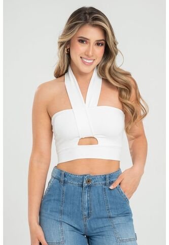 Crop Top Dubath Blanco Ragged Pf31122304 Ragged