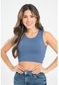 Crop Top French Azul Ragged Pf31122293 de Ragged