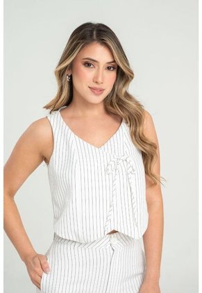 Chaleco Raya Tiza Blanco Ragged Pf31150019