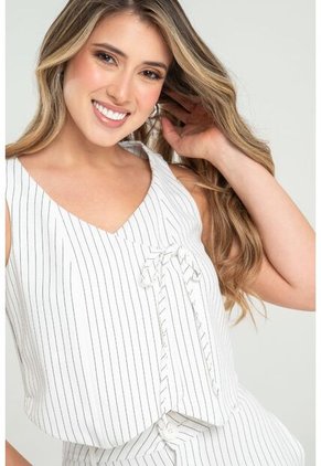 Chaleco Raya Tiza Blanco Ragged Pf31150019