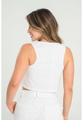 Chaleco Raya Tiza Blanco Ragged Pf31150019