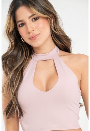 Crop Top Hamei Rosa Ragged Pf31122307