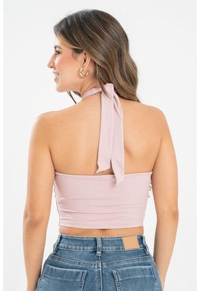 Crop Top Hamei Rosa Ragged Pf31122307