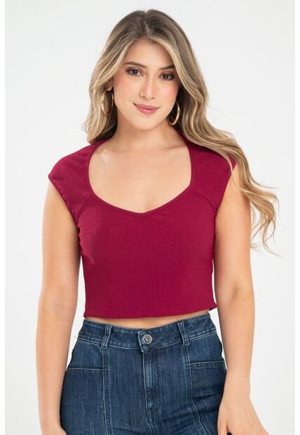 Top Malaga Marrón Ragged Pf31122306