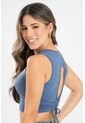 Crop Top French Azul Ragged Pf31122293 de Ragged