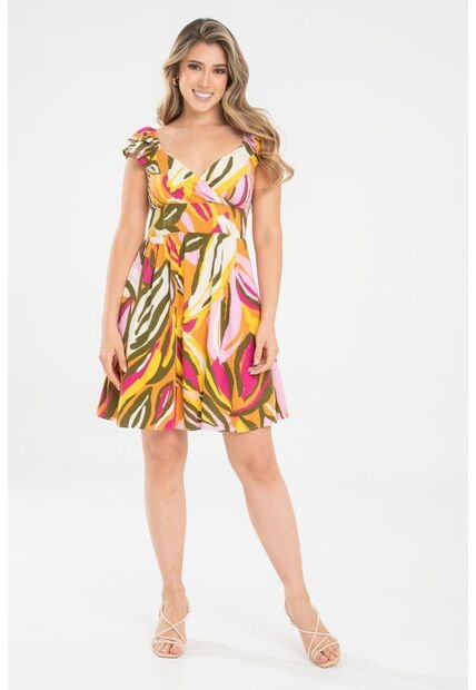 Vestido Camille Rosa Ragged Pf31511453