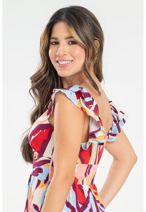 Vestido Camille Blanco Ragged Pf31511453