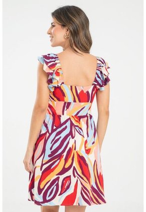 Vestido Camille Blanco Ragged Pf31511453