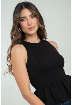 Blusa Globo Sisa Negro Ragged Pf11112935