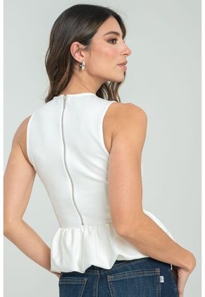 Blusa Globo Sisa Blanco Ragged Pf11112935