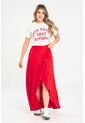 Falda Larga Lindsay Rojo Ragged Pf31320347 de Ragged