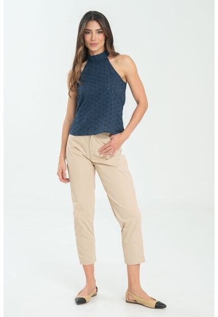 Blusa Dheena Azul Ragged Pf11112940