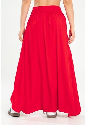 Falda Larga Lindsay Rojo Ragged Pf31320347