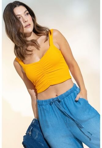 Top Azulu Amarillo Ragged Pf13120687 Ragged